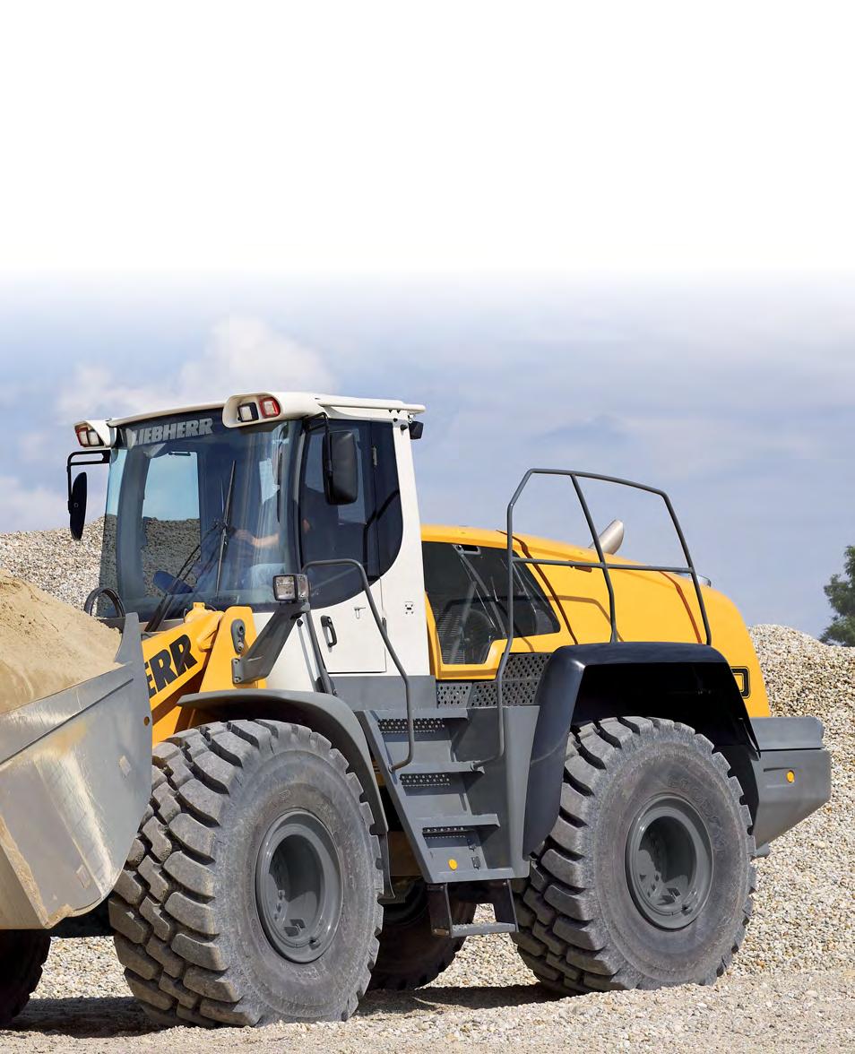 Economy he Liebherr driveline with Liebherr Power Efficiency (LPE) reduces wheel loader fuel consumption by 25% or more when compared to conventional travel gears!