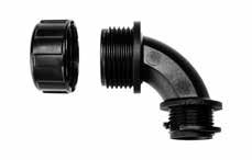 HelaGuard Compression Fittings 2-Piece NPT Thread Compression Fittings PSR-S, PSR-90 & PSR-45 Series IP65 Compression fittings feature a twist-on design for easy installation and future access.