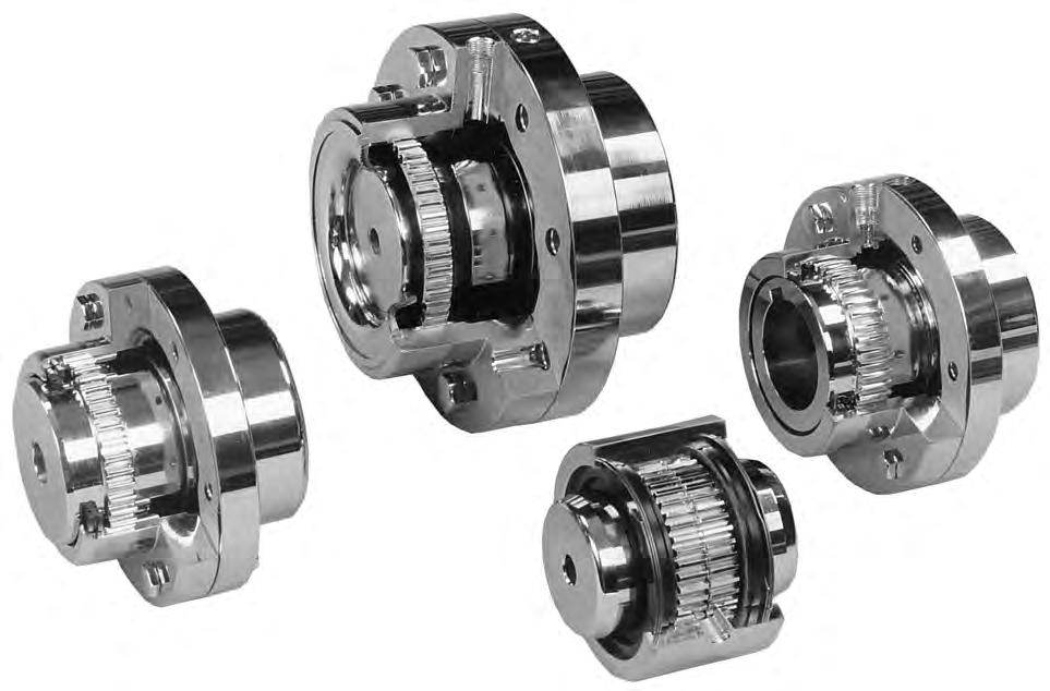 Gear Couplings F6 High Torque Capacity Torsionally Stiff Good Inherent Balance Rated