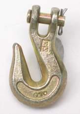 CHAIN ACCESSORIES Forged s NOT FOR OVERHEAD LIFTING. Transport (T80) Clevis Grab - Domestic Dimensions Chain Lbs.