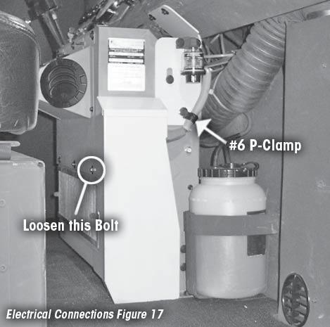 Reattach air line to air fi lter gauge and tighten. See Figure 18 20. Re-connect battery 17.
