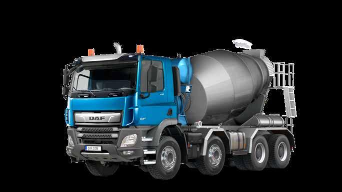 DAF CF CHASSIS 18 19 New electro-hydraulic-steered trailing axle An important innovation in The New CF is the new trailing axle for both tractors and rigids.