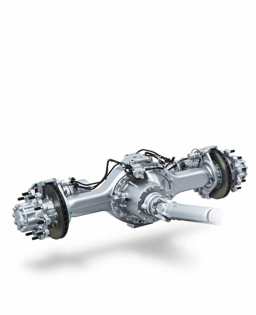 DAF COMPONENTS DAF TRANSPORT EFFICIENCY 10 11 High efficient rear axles to achieve best in class fuel efficiency Rear axle designs have been further developed and fast reductions of down to 2.