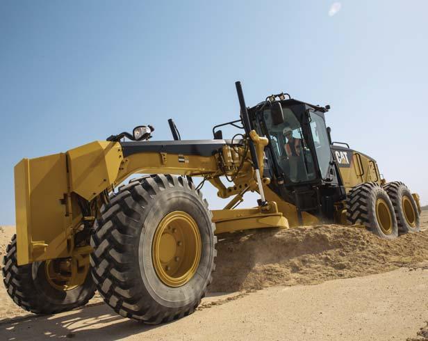 14L AWD Motor Grader Operator Station Industry leading cab design gives you unmatched comfort, visibility and ease of use, so your operators can be more confident and productive.