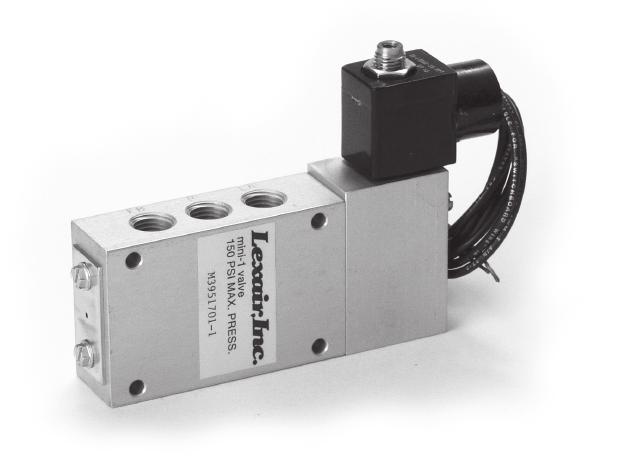 Mini 1 Solenoid Operated Solenoid operators are available in single or double configuration with a wide range of AC and DC voltages, including explosion-proof versions.