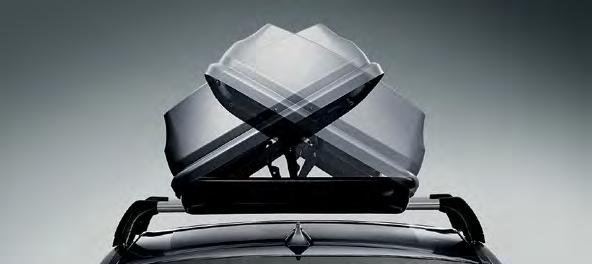 BMW roof carrier systems and feature a two-sided opening