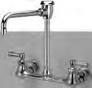 0 -DM, -LSI, -6M, -8M AquaSpec Commercial Faucets XL Products Z842T2-XL Sink faucet with 4-1/2" vacuum breaker spout and four-arm handles.