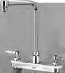 AQUASPEC COMMERCIAL FAUCETS Z871G4-XL Kitchen sink faucet with 8" cast spout and 4" wrist blade handles. Z871G4-XL $323.55 1 6.
