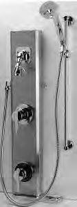 AQUASPEC TEMP-GARD I Temp-Gard Products Z7500 The Z7500 Series is a stainless steel shower unit of 18-gauge shroud with pressure balanced mixing valve, service stops, and metal lever handle.