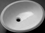 Z5124 19" round vitreous china, self-rimming 22 99.00 countertop lavatory with 4" center faucet holes. Z5128 19" round vitreous china, self-rimming 22 99.
