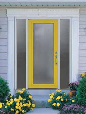 111 Our state-of-the-art glass trim offers low maintenance and durability. Full sun exposure? No problem. Behind a storm door?