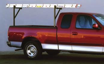 MEDIUM-DUTY PRO III LADDER RACK High-Strength Rails Form Safety Grab Handles Removable Rear Crossbar (No Tools Required) High-Strength Side Channel Reinforcement Fully Gusseted Crossbars Smooth Round