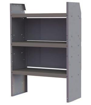 Full steel shelf back provides additional strength and convenience.