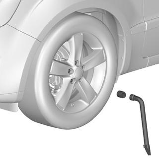 Wheels and tyres CAUTION Do not install alloy wheels using wheel nuts designed for use with steel wheels. Note: Make sure the wheel and hub contact surfaces are free from foreign matter.