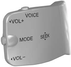 Telephone TELEPHONE CONTROLS Remote control Voice and mode button 1 Making a call Dialling a number using voice control Phone numbers can be dialled using voice control.