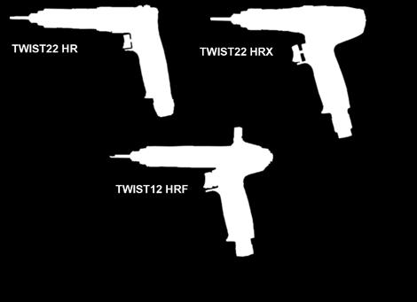 Slip-clutch Pistol Grip Models The TWIST and LUF pistol grip range comes in several different configurations: HR: Model with traditional-grip can be used with high grip when feed force is needed or