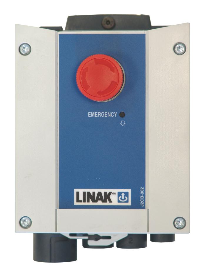 The button is unlocked again by turning it anticlockwise. EMERGENCY STOP button Electrical emergency lowering Figure 14 8.