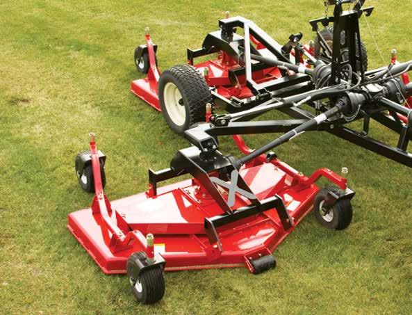 10 TRIPLEX FINISHING MOWER TRIPLEX FINISHING MOWER PRODUCT OVERVIEW One of the highest measured tip speeds in the industry creates powerful suction for a clean cut 45 to 80 hp required FEATURES Slide