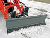 SNOW BLADE 15 1 SNOW BLADE Skid Steer and Euro Mount 2 SNOW BLADE PRODUCT OVERVIEW Constructed for residential and commercial snow removal 25-80 hp recommended horsepower