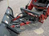 OR SKID STEER CONFIGURATION. The snow blade is constructed using 3/8 inch by 6 inch cutting blade.
