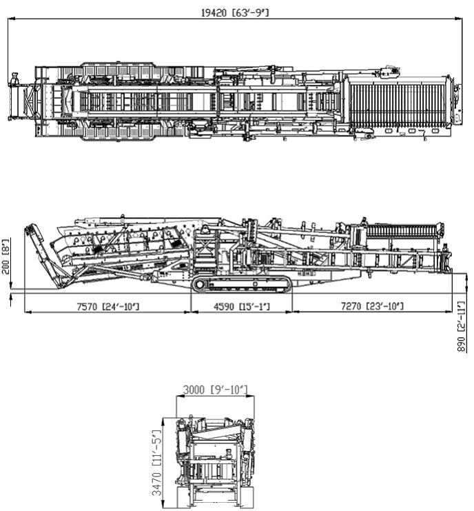 Figure 4: Chieftain 2100X 3 Deck Extended Length