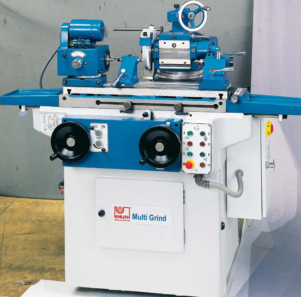 the grinding spindle ensures minimum temperature effects and consistent grinding quality. Feed Drives Hydraulic table feed (longitudinal) with automatic change of direction.