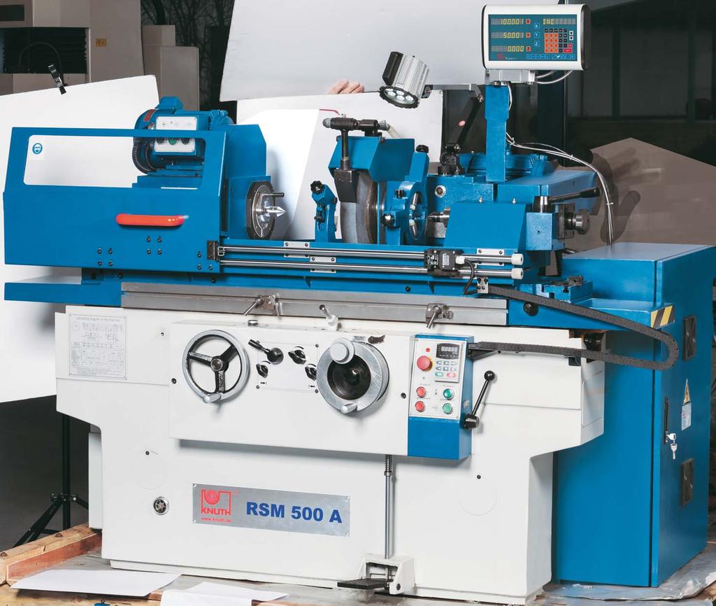 height mm 135 Grinding length (max.) mm 500 Max. grinding diameter (- With steady rest) mm 200 (60) Min. grinding diameter mm 8 Inside grinding diameter incl.