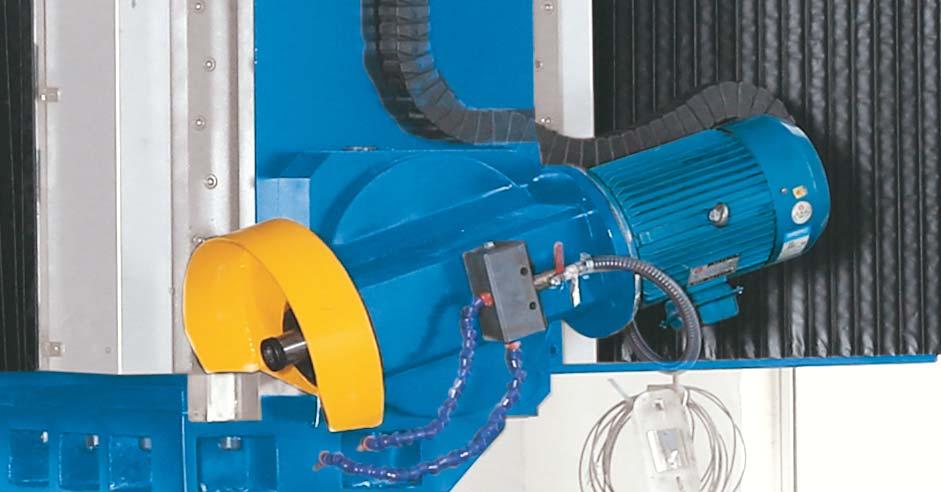 v-block guides Smooth hydrostatic guides - lubricated via dual oil cylinder Grinding Heads and Equipment Dual grinding heads run on high-precision bearings and allow 2 simultaneous grinding