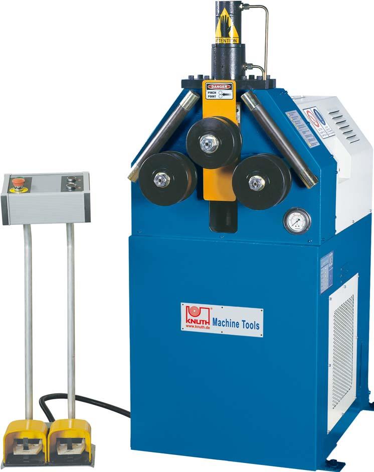 For available options for these machines, visit our website and search for KPB (Product Search) Specifications KPB 45 KPB 61 KPB 81 KPB 101 KPB 121 shaft diameter mm 50 / 40 60 80 100 120 bending
