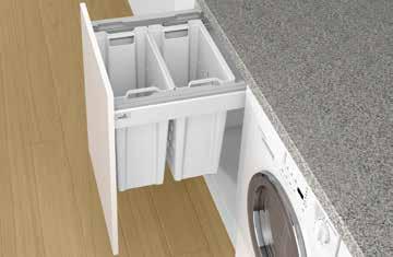 ArciTech Pull Laundry Laundry basket pull-out for ArciTech drawers, height 94 mm For nominal length (NL) For carcase width mm The ArciTech Pull Laundry frame is fitted instead of a drawer bottom