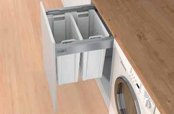 InnoTech Atira Pull Laundry Laundry basket pull-out for InnoTech / InnoTech Atira drawers, height 70 mm For nominal length (NL) of 470 mm For carcase width mm The InnoTech Pull Laundry frame is