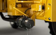 hydraulic pressure control and higher flow rates allow each of five boom sections to be individually turned on or off