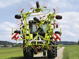Low-weight design means that it can easily be used with smaller tractors, even on hilly terrain.