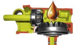 Full-time rotor lubrication to handle heavy operation and provide excellent harvesting results.