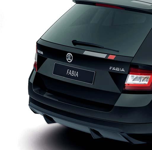 bumper diffuser and 5th door spoiler in black colour; recommended combination with 17"