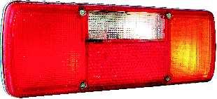 500-221 4 Chamber Tail Lamp Multi -functional tail lamp having Red Tail, Red Stop