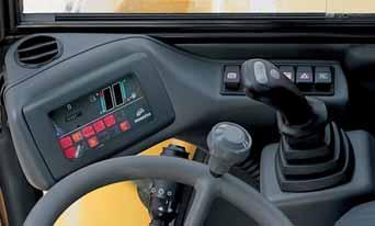 The internal layout is characterised by easy-to-read instruments, a large front console and an efficient heating and