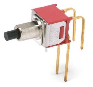 Tiny Switches Features/Benefits Subminiature size capable of switching 1 MP Vertical & right angle terminations PC & panel mount models Snap-in front panel mounting available Epoxy terminal
