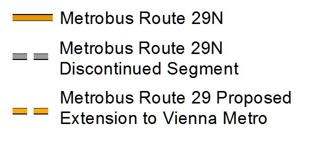 This change will have Routes 29K and N terminate at King Street Metro, which will increase reliability for riders on the remaining