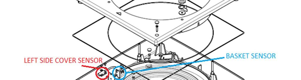 - If the magnet is properly placed, disassemble the hopper track cover following point 3 of these instructions. Verify with a multimeter that we have continuity between both black wires of the sensor.
