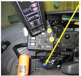 Mount PRO STEER ECU on the floor to the right