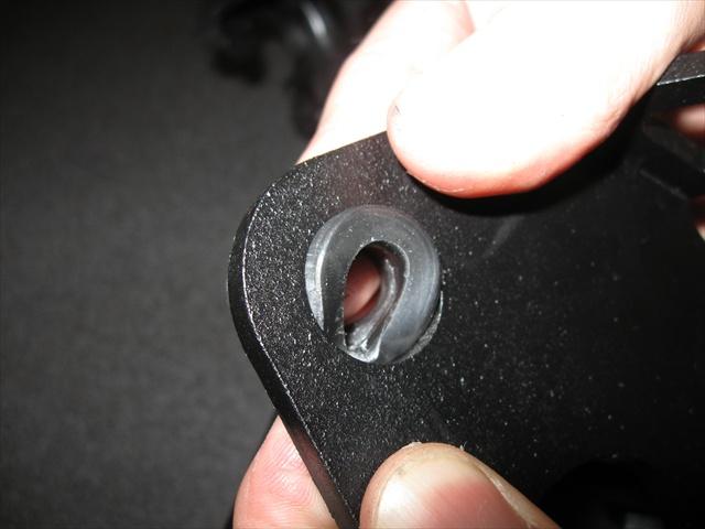 15. Re-install the stock rubber bushings in the TWM short shifter