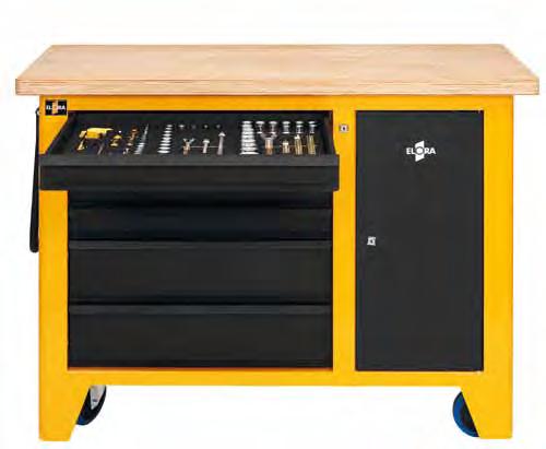 1820-loT, 1821 Mobile WorkBench with optionally tool-back panel, retractable 1820-LOT, mobile workbench solid metal sheet pattern with solid base