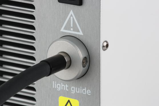 Position the unit in an orientation that allows unrestricted access to the DC power connector at the back of the light engine. In an emergency, you may need to disconnect power to the unit quickly.