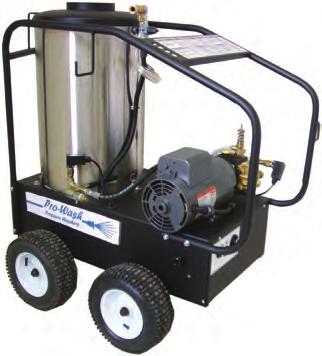 0 GPM Time Delay Shutdown Operating Instructions Powder Coated Warning Labels Coil Wrap 2 year Limited Warranty" Optional Hose Reel Kit Included Accessories PW 2500EH Industrial Electric