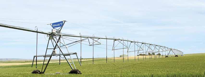 Longest Span Industry exclusive Valmont Irrigation brings you the longest irrigation span in the mechanized irrigation industry reaching up to 72 meters (236 feet).