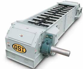 EN-MASSE CONVEYORS CHAIN CONVEYORS 12", 14" AND 20" TALL EN-MASSE CONVEYORS GSI 12", 14" and 20" En-Masse Conveyors offer many features to