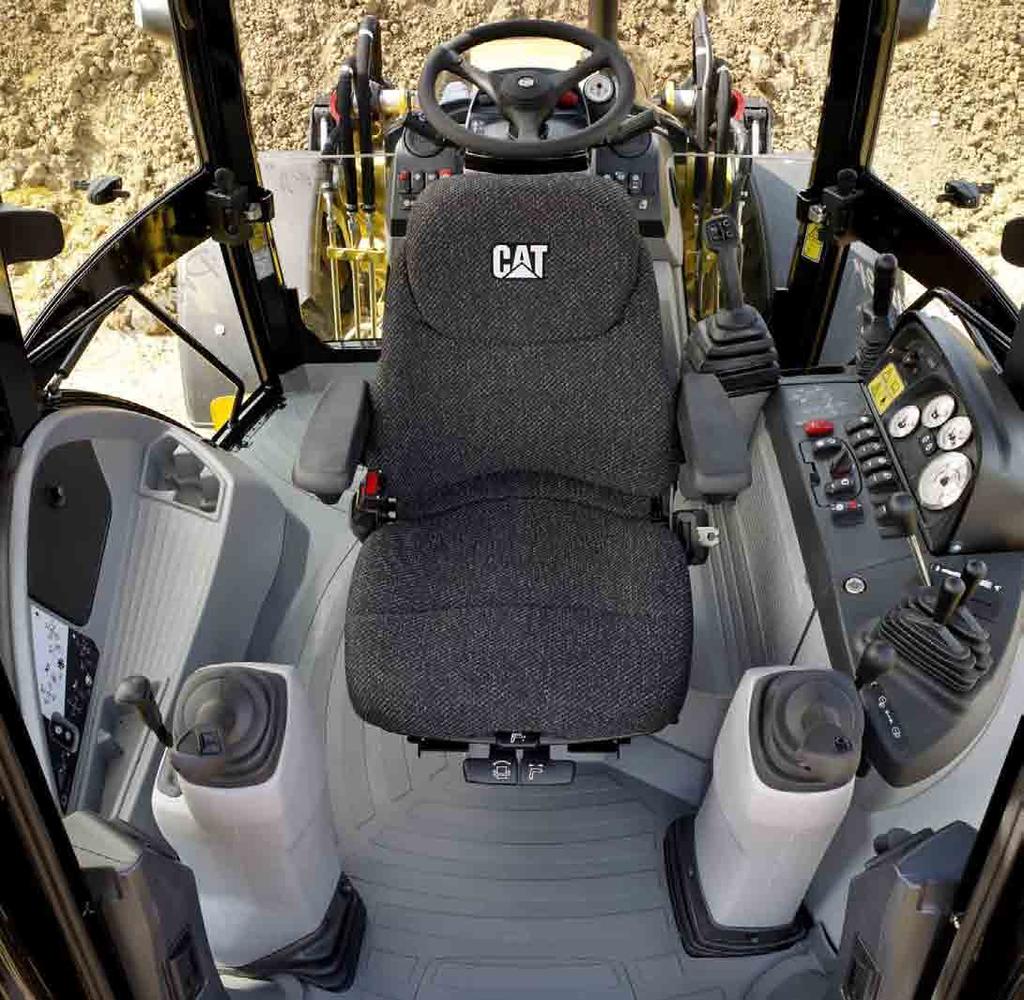 Operator Station The E-Series cab. Comfort, Visibility, Style-Designed in!