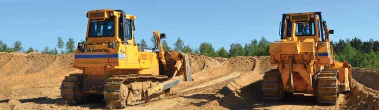 Designed for command and control Controllability equals productivity. Dressta mid-size dozers deliver precise and predictable control with outstanding pushing power.