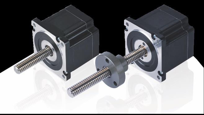 NEMA SIZE 34 (86mm) Hybrid Stepper Motor Linear Actuator The NEMA 34 hybrid precision linear actuator is capable of 2.225N (500lbs-Force) of continuous thrust.